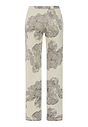 Back cutout view of HA serene systems modal/viscose/tencel Long Pants