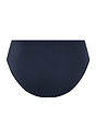 Back cutout view of HA deep navy microfibre Midi Briefs