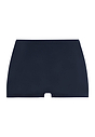 Back cutout view of HA deep navy microfibre Panty
