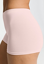 Close-up view of a women model wearing HA rosewater microfibre Panty