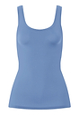 Front cutout view of HA bluebird microfibre Tank Top
