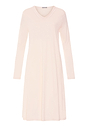 Front cutout view of HA creamy glass cotton L/SLV Nightdress 110cm