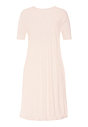 Back cutout view of HA creamy glass cotton S/SLV Nightdress 100cm