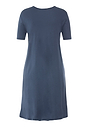 Back cutout view of HA vintage indigo cotton S/SLV Nightdress 100cm
