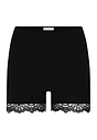 Front cutout view of HA black wool Panty