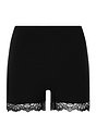 Back cutout view of HA black wool Panty