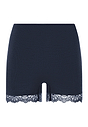 Back cutout view of HA deep navy wool Panty