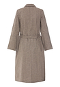 Back cutout view of HA earthy woven cotton Robe 115cm