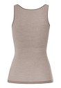 Back cutout view of HA rose grey wool Tank Top