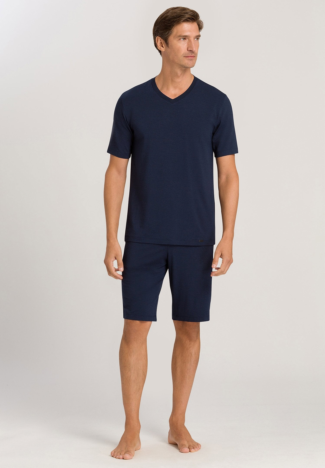 HANRO Casual Short Pants in Deep Navy
