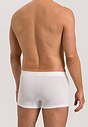 Back view of a men model wearing Hanro all white cotton Pants
