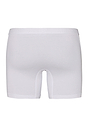Back cutout view of Hanro all white cotton Shortleg Pants
