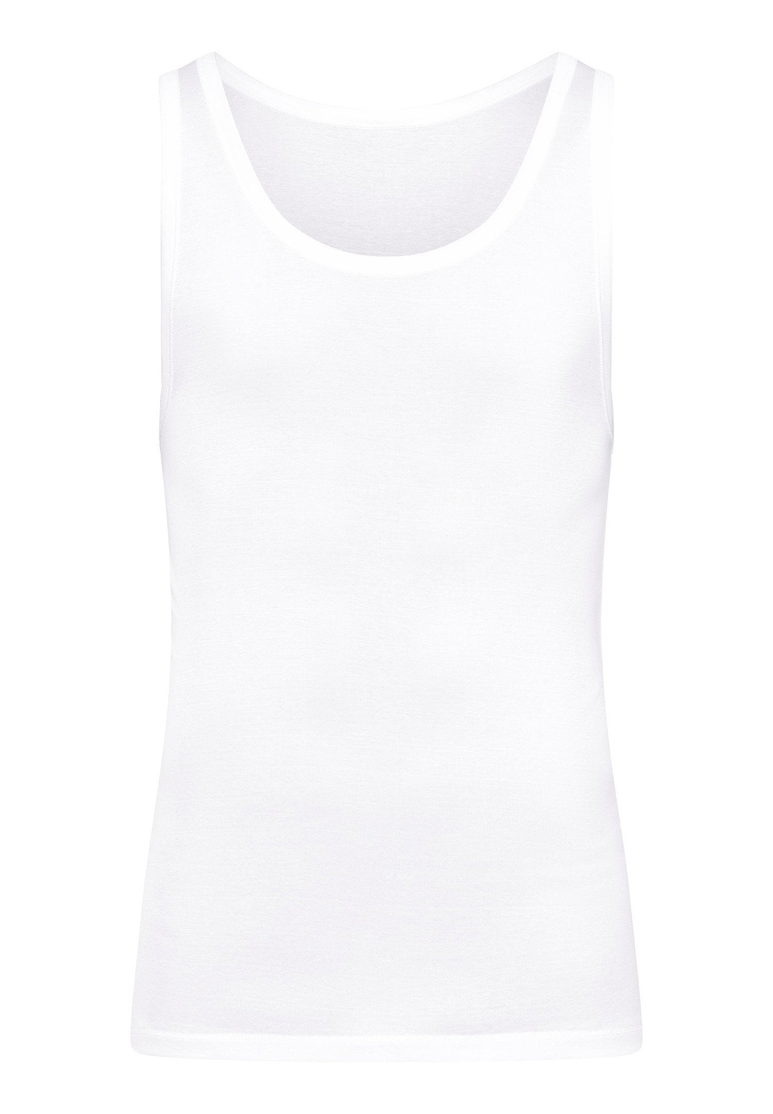 HANRO Tank Top in White: Comfortable & Stylish | HANRO