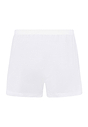 Back cutout view of Hanro white cotton Boxers