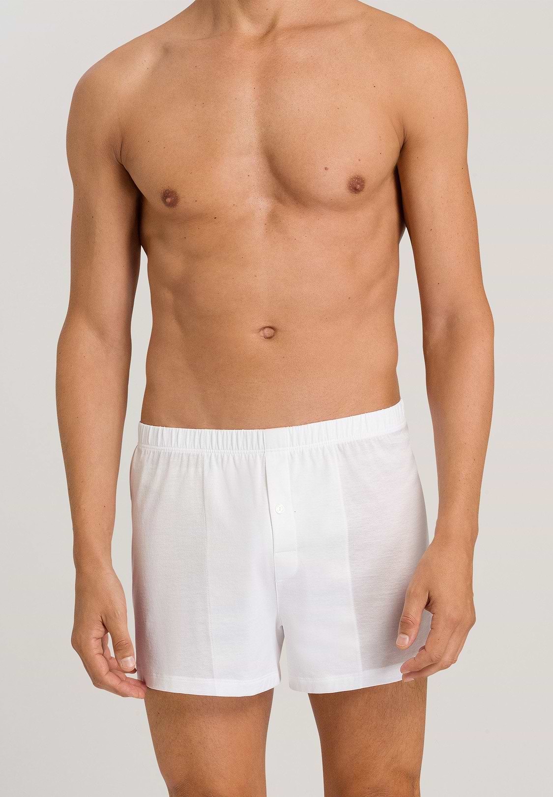 Cotton Sporty Boxers in White | HANRO