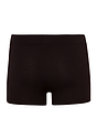 Back cutout view of HA deep black modal/viscose/tencel Pants