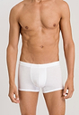 Front view of a men model wearing HA white cotton Pants