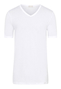 Front cutout view of HA white cotton S/SLV Shirt