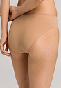 Back view of a women model wearing Hanro nude microfibre Midi Briefs
