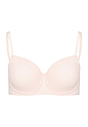 Front cutout view of Hanro powder cotton Padded Bra