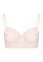 Back cutout view of Hanro powder cotton Padded Bra
