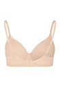 Back cutout view of HA beige cotton U/wire Bra