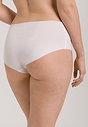 Back view of a women model wearing HA white cotton Maxi Briefs