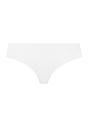 Front cutout view of HA white cotton Midi Briefs