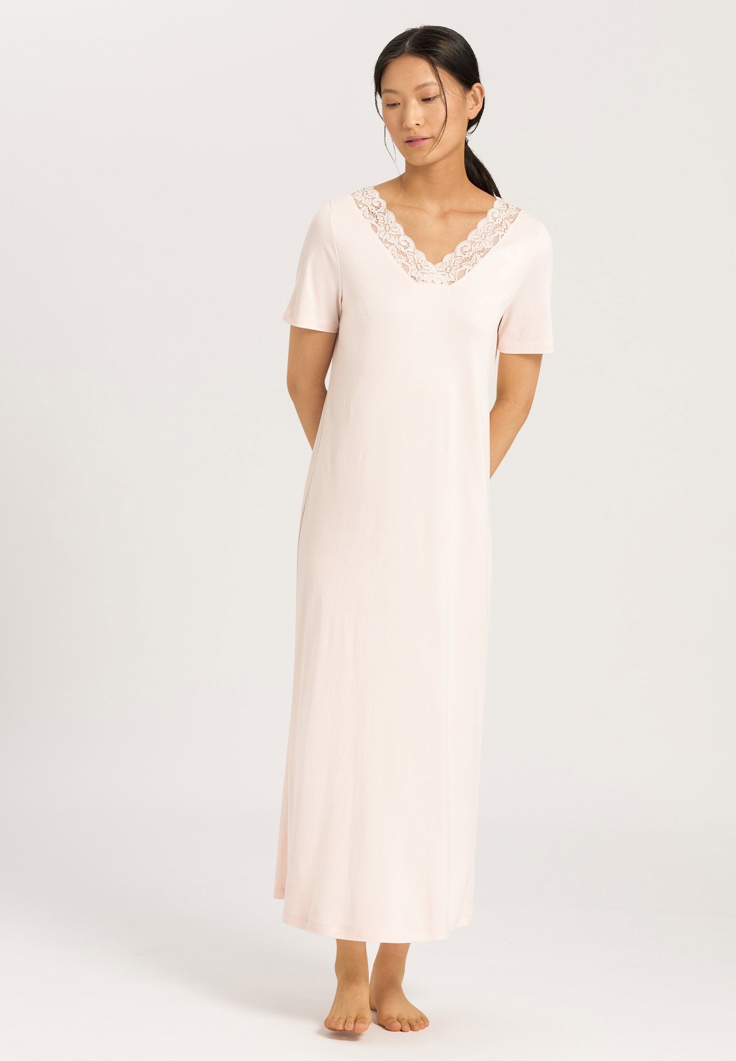 Nanxson Donna Camicia da Notte Vittoriana da in Cotone Sleepwear Stile Principessa Vintage Camicia da Notte A Maniche Corte/Lunghe Camicia da Notte Lunga in Pizzo con Volant - Sonnocare