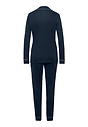 Back cutout view of HA deep navy modal/viscose/tencel L/SLV Pajama