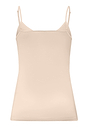 Back cutout view of HA natural modal/viscose/tencel Spaghetti Top