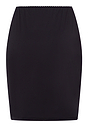 Back cutout view of HA black modal/viscose/tencel Half Slip