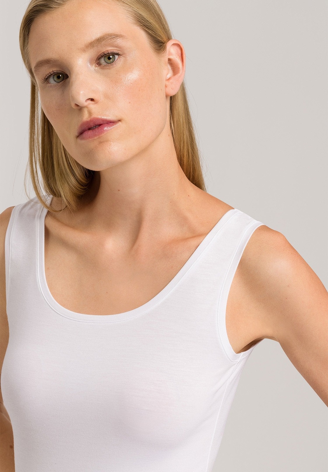 HANRO Soft Touch Tank Top in White
