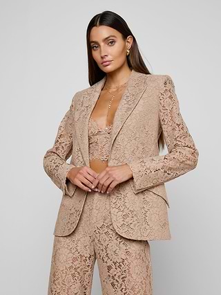 Robe L'AGENCE Manches Longues Rayures - Taille 2, Laine, Fourreau Bodycon, Neuve Avec étiquettes