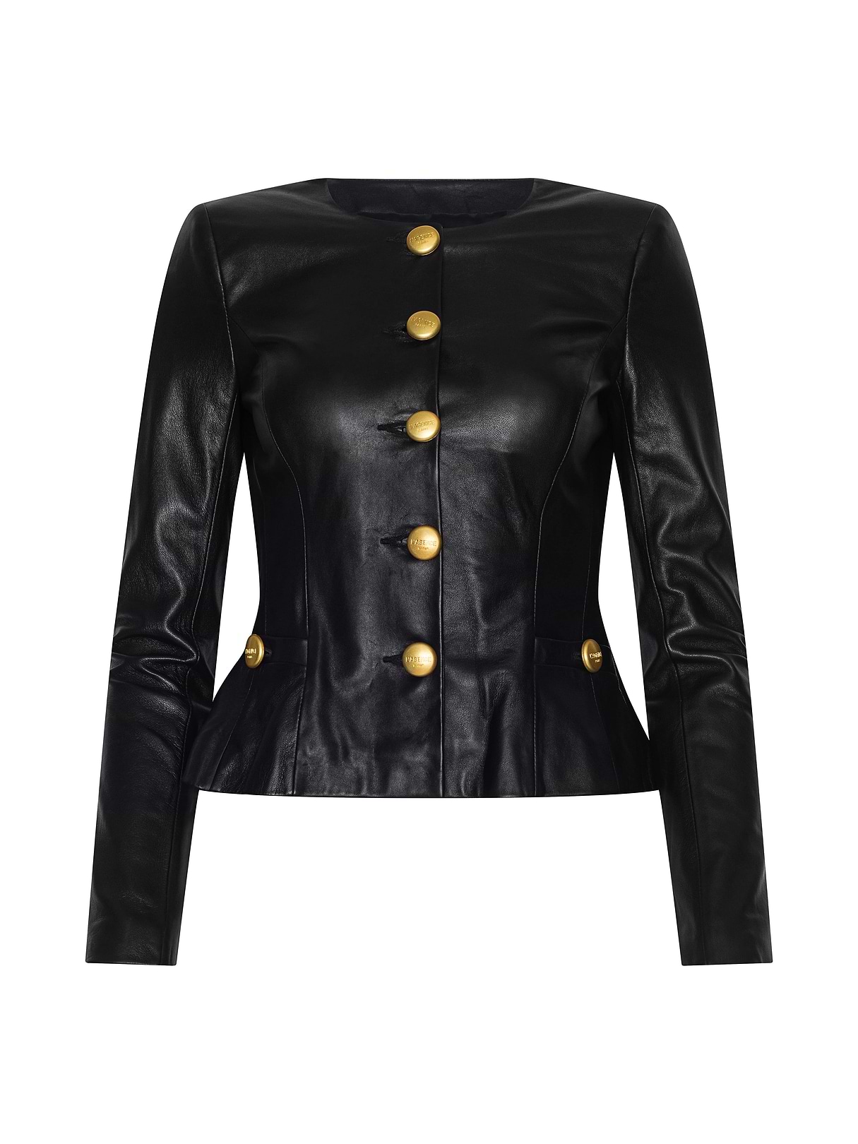 Jayde Leather Jacket in Black | L'AGENCE