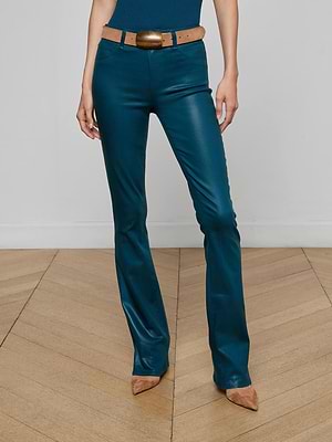 Nensiche Pantaloni Da Donna Y2k Vita Alta Flared Pantaloni Primavera Autunno Elastico Fascia Paillettes Campana Fondo Pantaloni Lunghi Fondo Argento L 112775557
