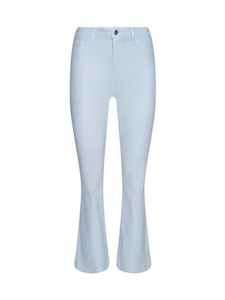 Marty Coated Flare Jean in Cappuccino Coated | L