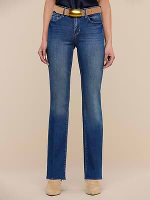 Jean bootcut taille basse denim stone femme | Cache Cache