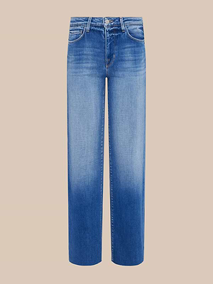 Pantaloni Jeans A Campana Neri L'Agence Vita Alta, Donna - Taglia 30, Lunghi E Svasati