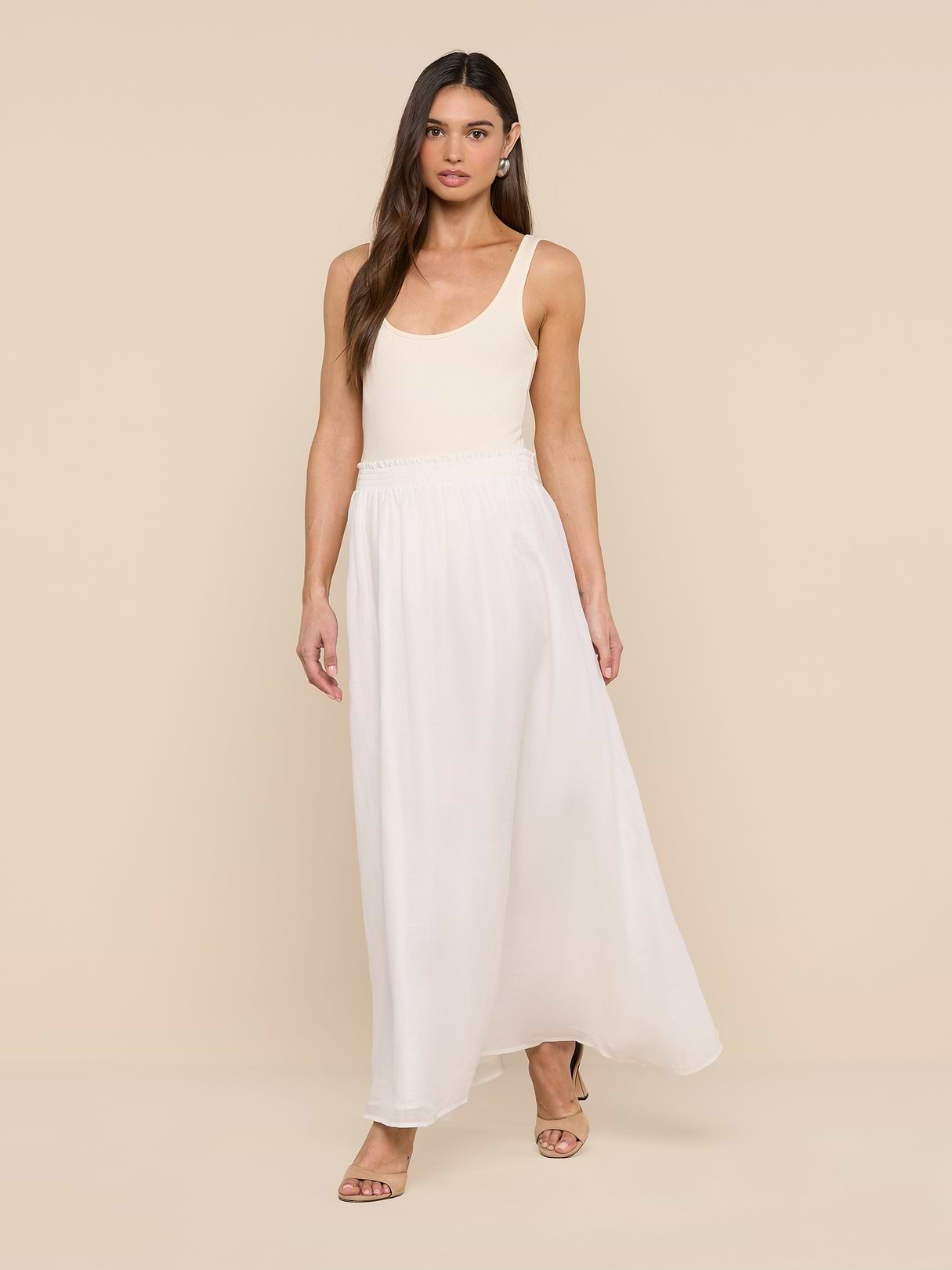 23ss Deuxieme Classe Diner B リブ キャミソール 白 The Larissa Nap Dress - White Magnolia Lace – Hill House Home