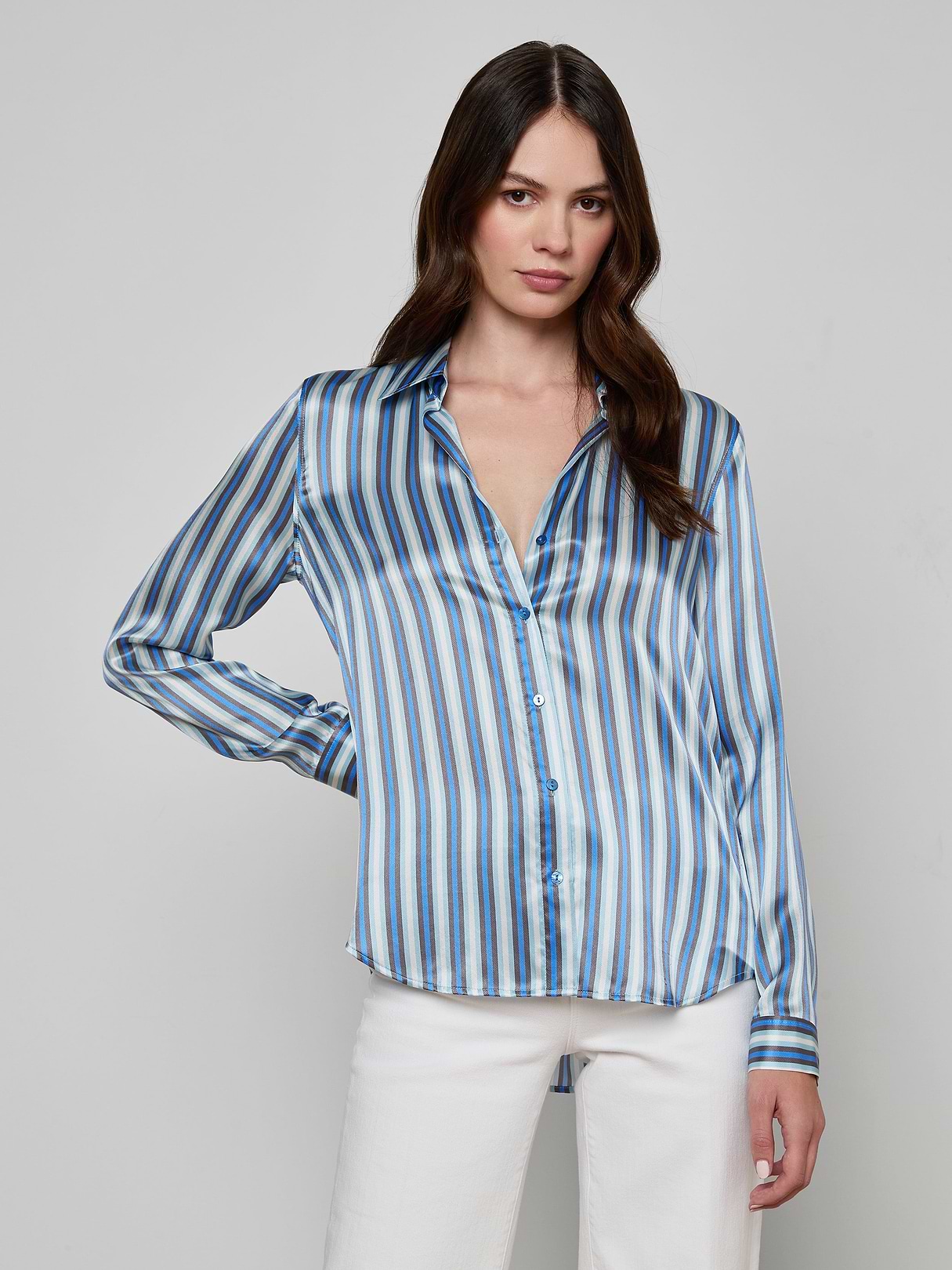 arts&science Tuck Blouse サイズ1 麻100% Nora Effortless Blouse - Eco Soft Wave :: Ivory – M.M.LaFleur