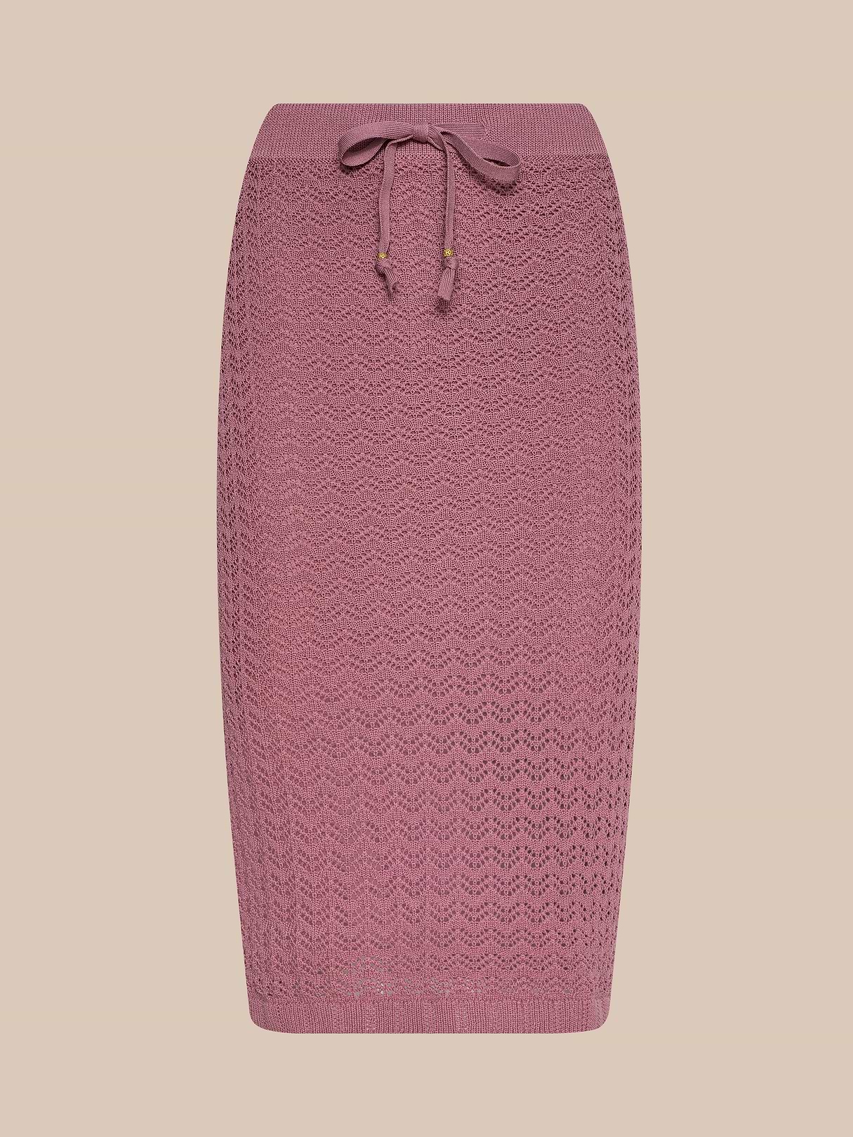 Maelis Mini Skirt in Macadamia Brown | L'AGENCE