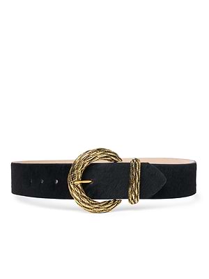 Leya Leather Belt in Tan | L display picture 2
