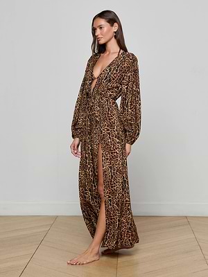 knee length dresses for ladies Crochet Maxi Cover-Up Dress