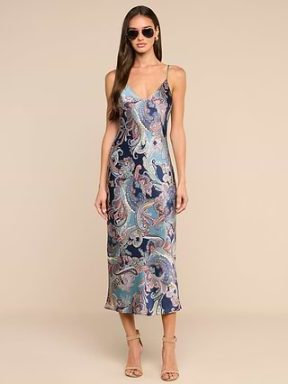 women's silk dress Samantha length hem and gentle stretch make it easy to wear on its own or layered Wedding Guest Sexy Silk Dress,