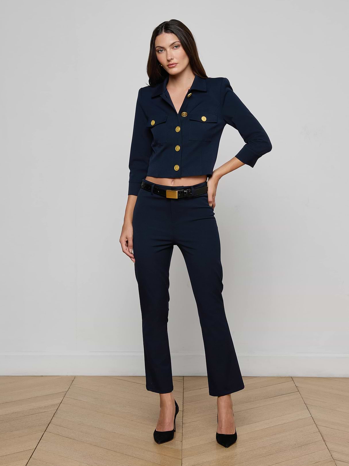L'AGENCE Ketra Bootcut Trouser In Midnight