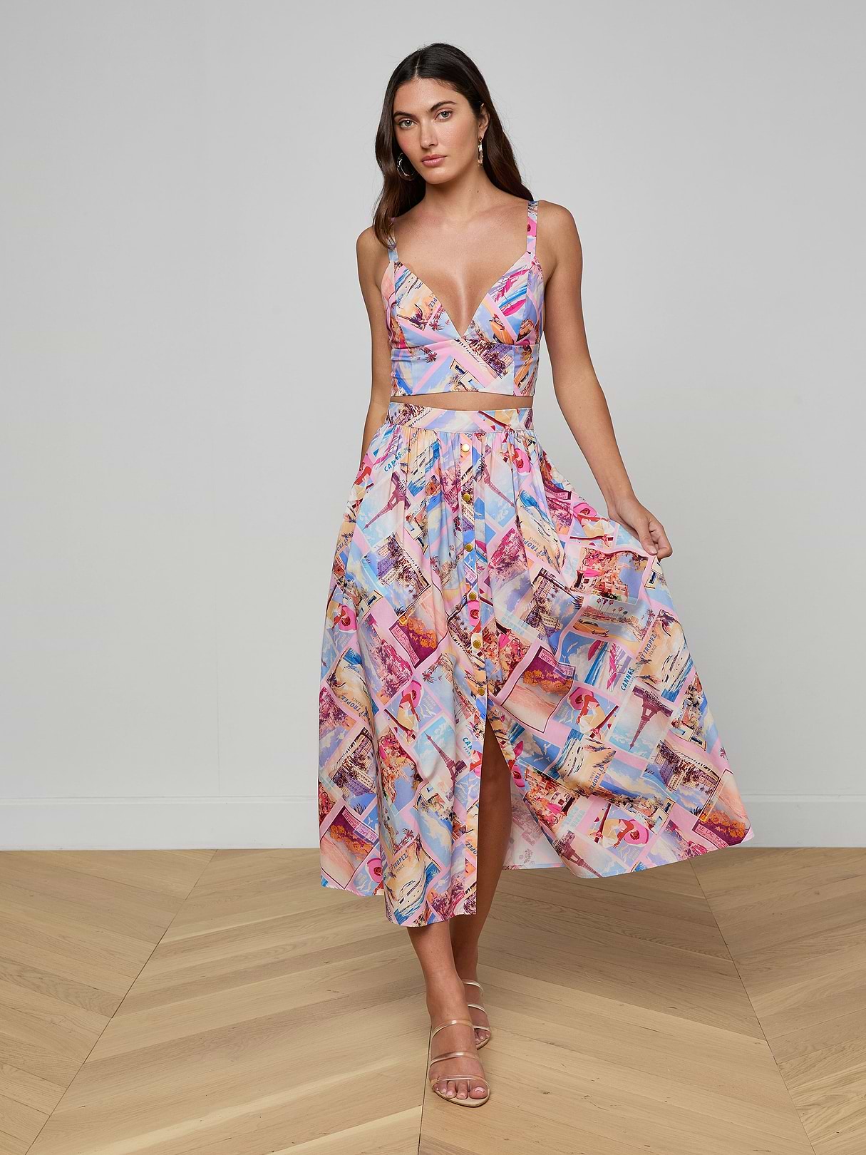 AMERI　SUNSET ART PAINT SKIRT　Sサイズ Amazon.com: Seagulls Sunset Paint by Numbers for Adults Beginners スカート