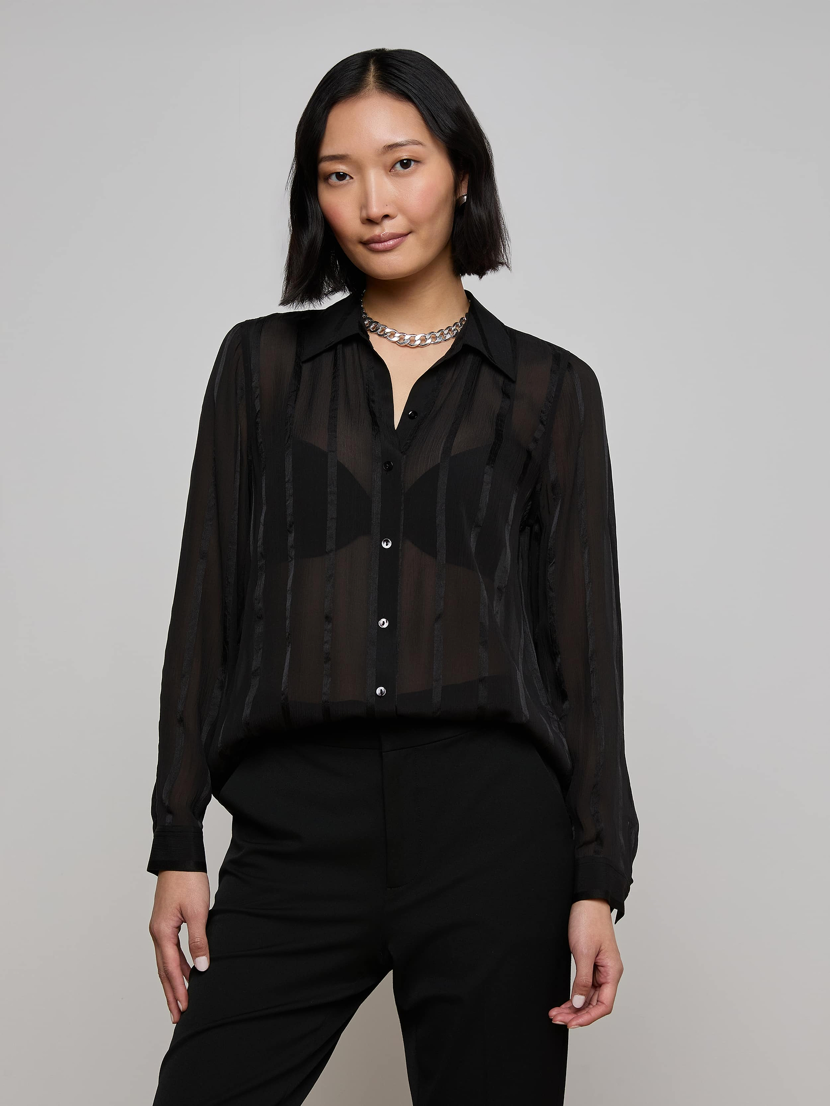 最終お値引き アパルトモン Dolmansleeve Sheer Blouse 【公式通販】