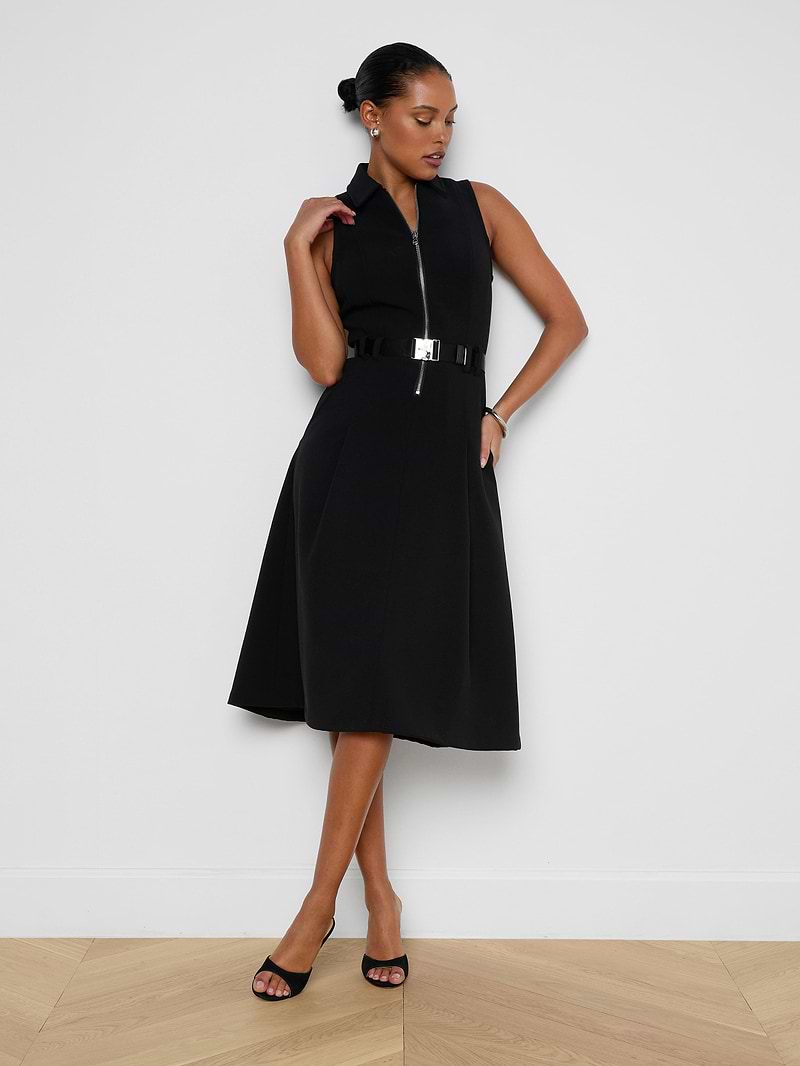 Black Cocktail Dresses - Party-Perfect Glamour L'AGENCE Black Cocktail Dresses - Party-Perfect Glamour L'AGENCE