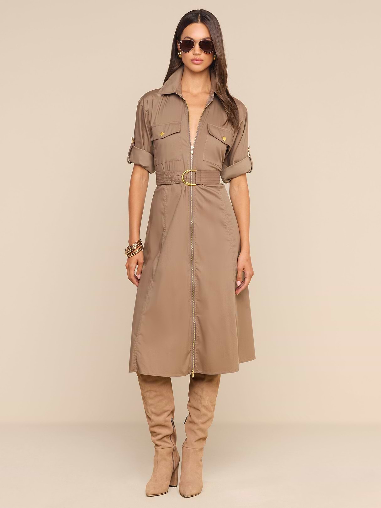 tan shirt dress Anna / Umber / XL weather ease and travel. CCTOO Women's Summer Dresses Casual
